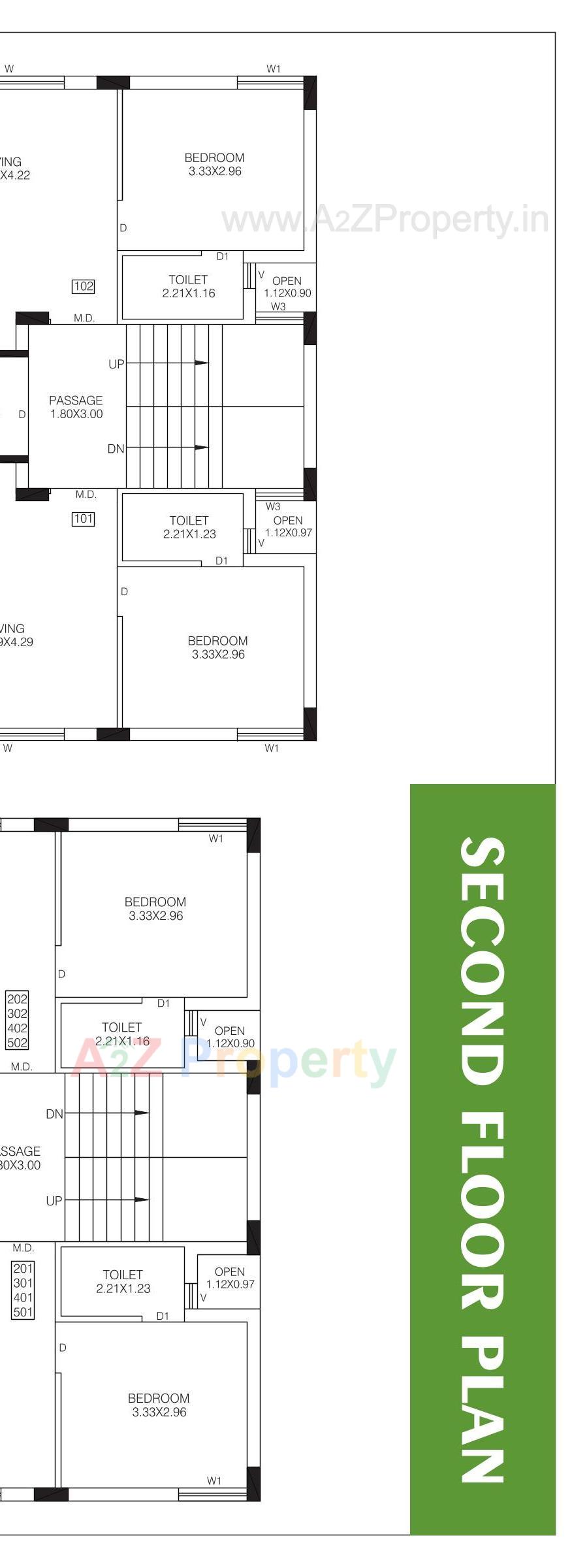 Layout of real estate project Green Apple located at Mavdi, Rajkot, Gujarat