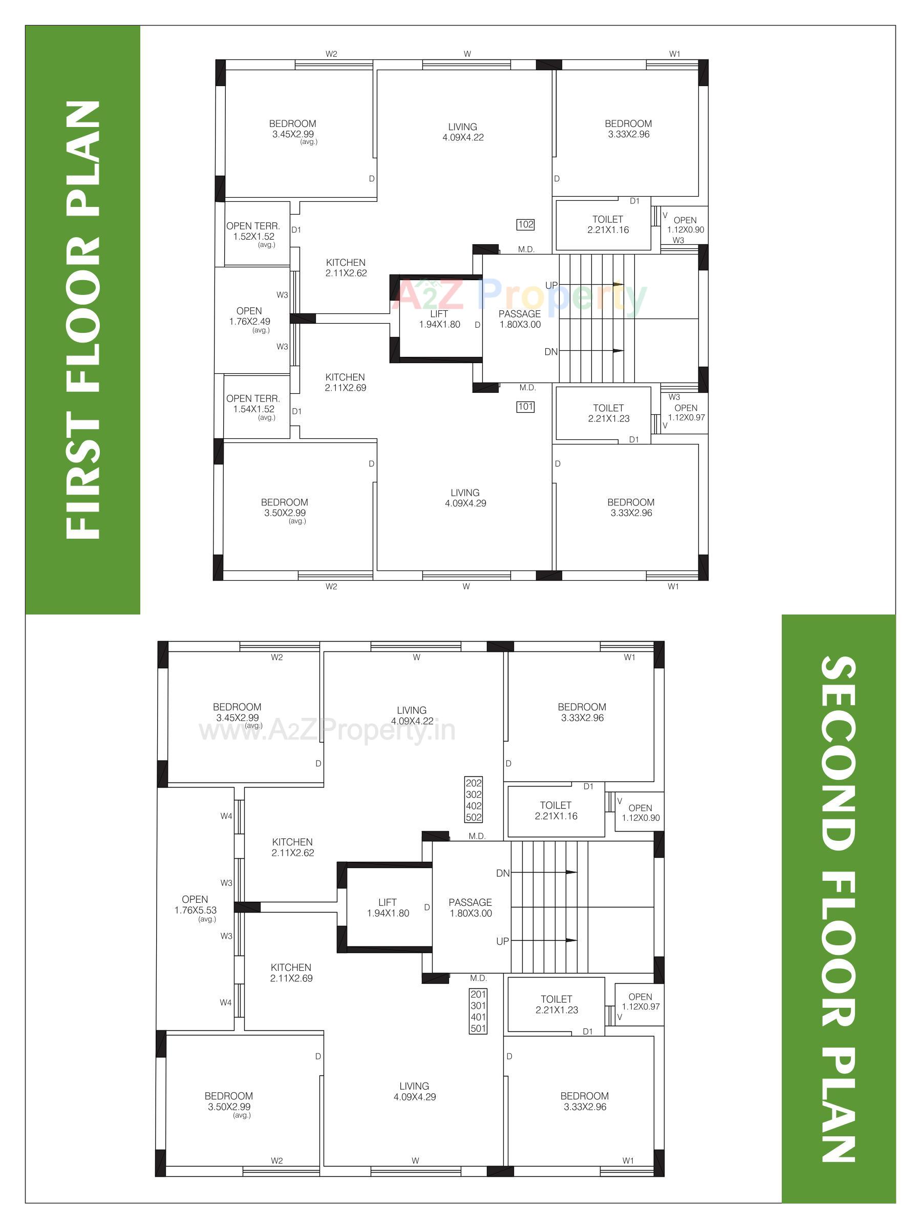 Layout of real estate project Green Apple located at Mavdi, Rajkot, Gujarat