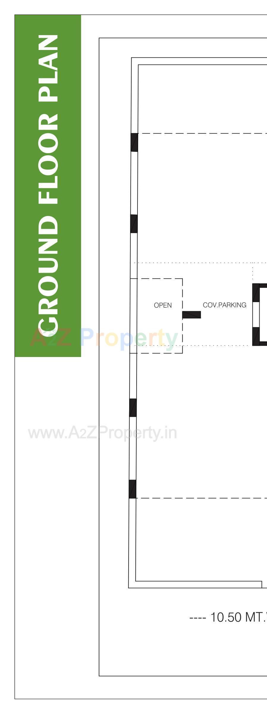 Layout of real estate project Green Apple located at Mavdi, Rajkot, Gujarat