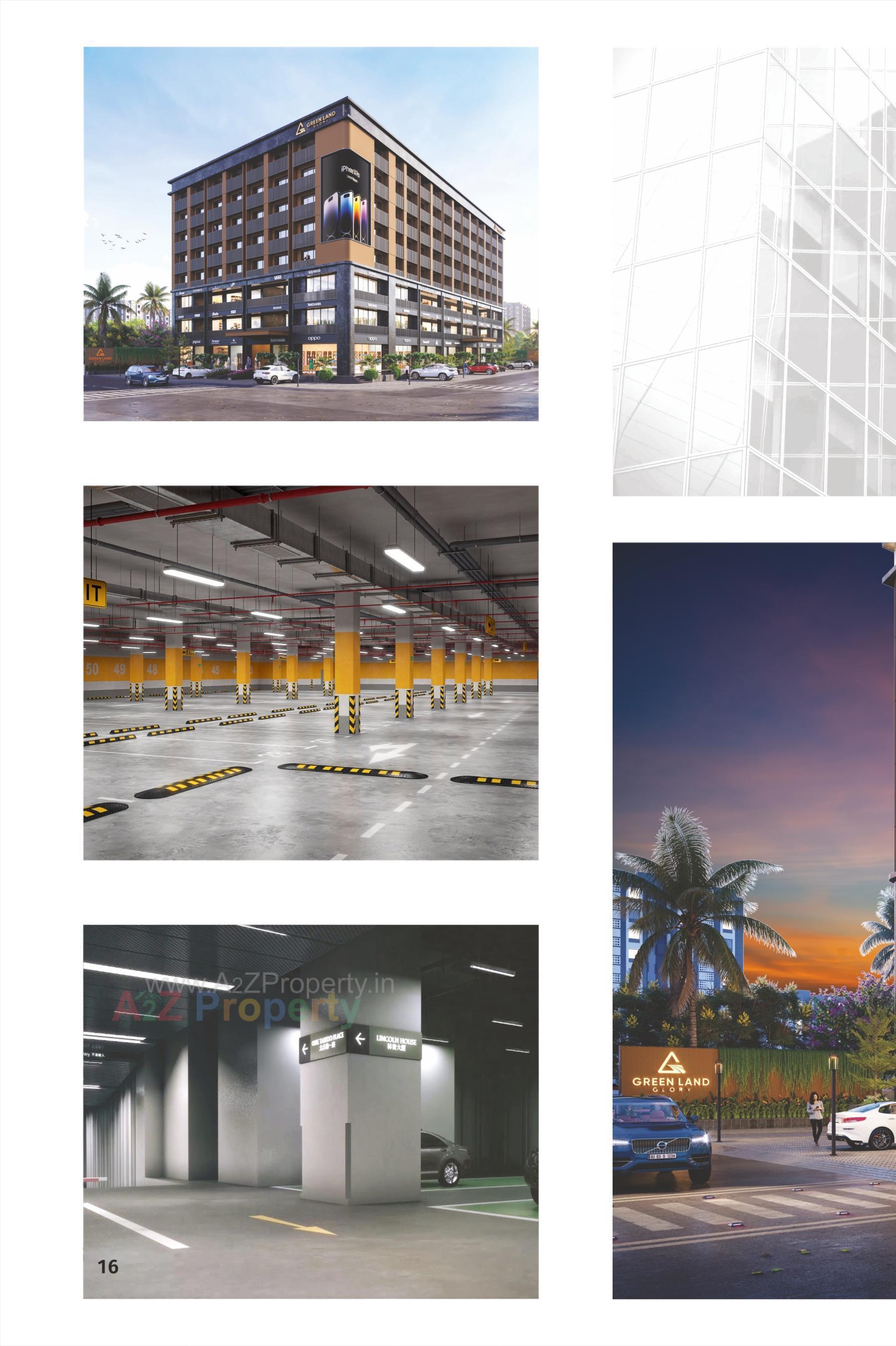 3D Elevation of real estate project Greenland Glory located at Rajkot, Rajkot, Gujarat