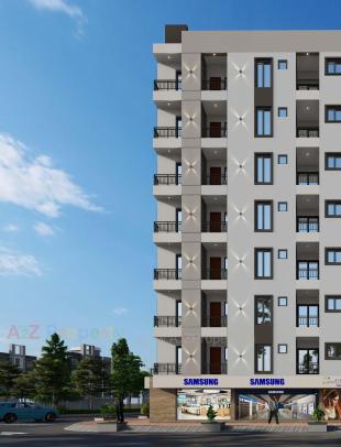 Elevation of real estate project Gulmohar Avenue located at Kothariya, Rajkot, Gujarat
