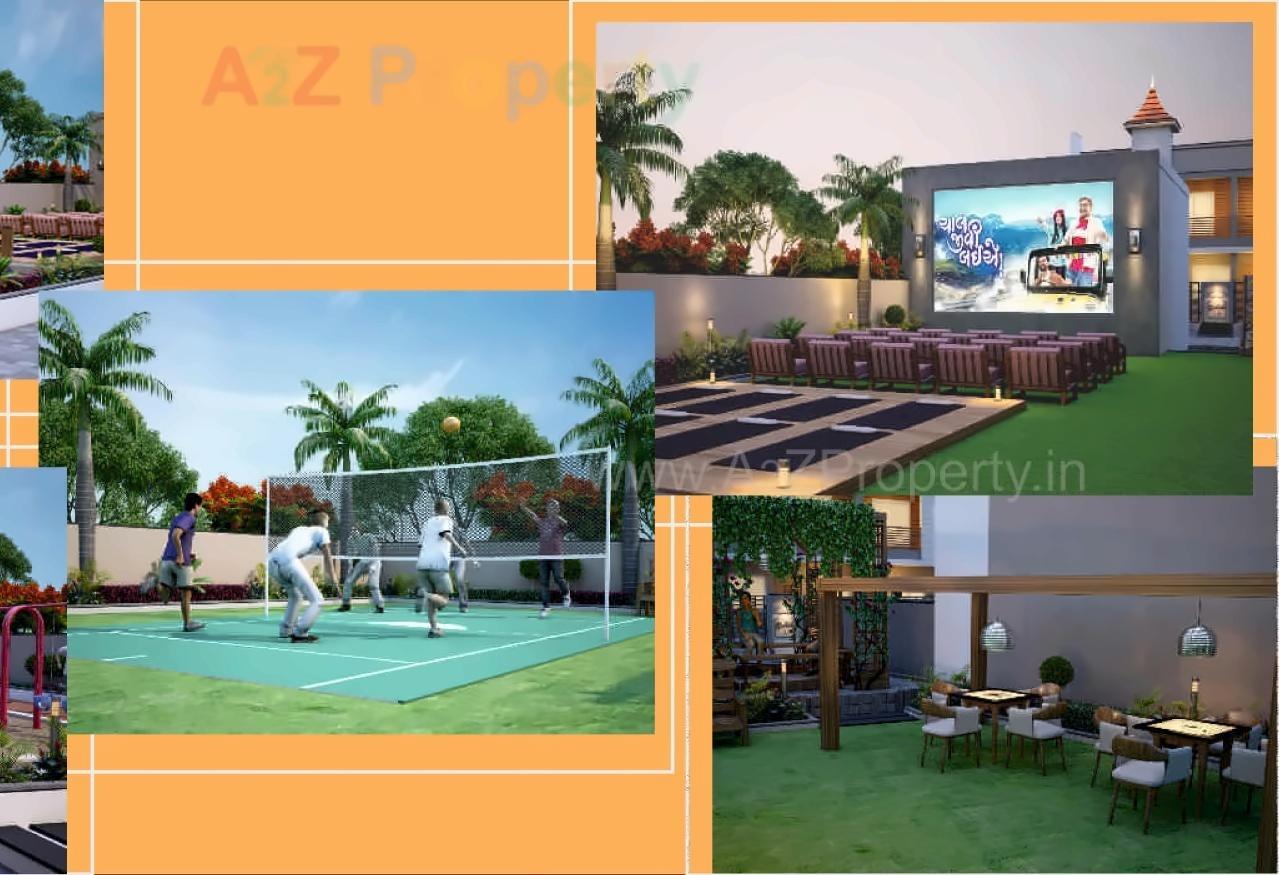 3D Elevation of real estate project Gulmohar Bungalows located at Rajkot, Rajkot, Gujarat