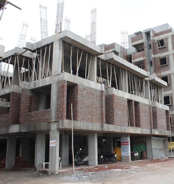 196237_const of real estate project Gunjan Basera located at Raiya, Rajkot, Gujarat