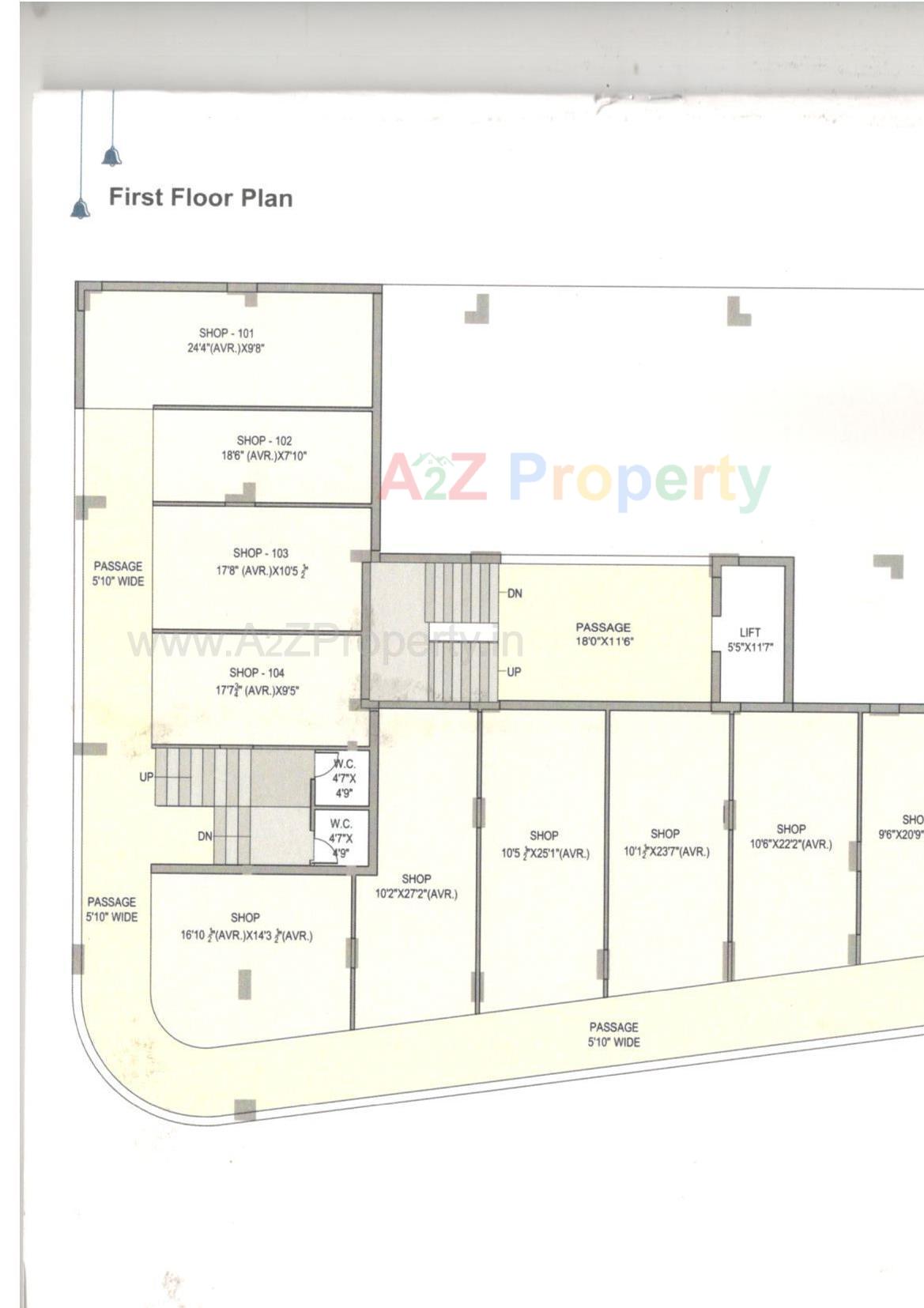 Layout of real estate project Hari Darshan Height located at Rajkot, Rajkot, Gujarat