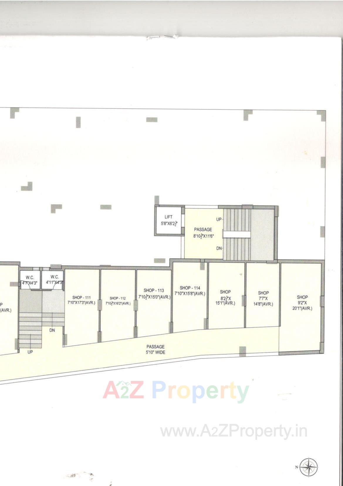 Layout of real estate project Hari Darshan Height located at Rajkot, Rajkot, Gujarat