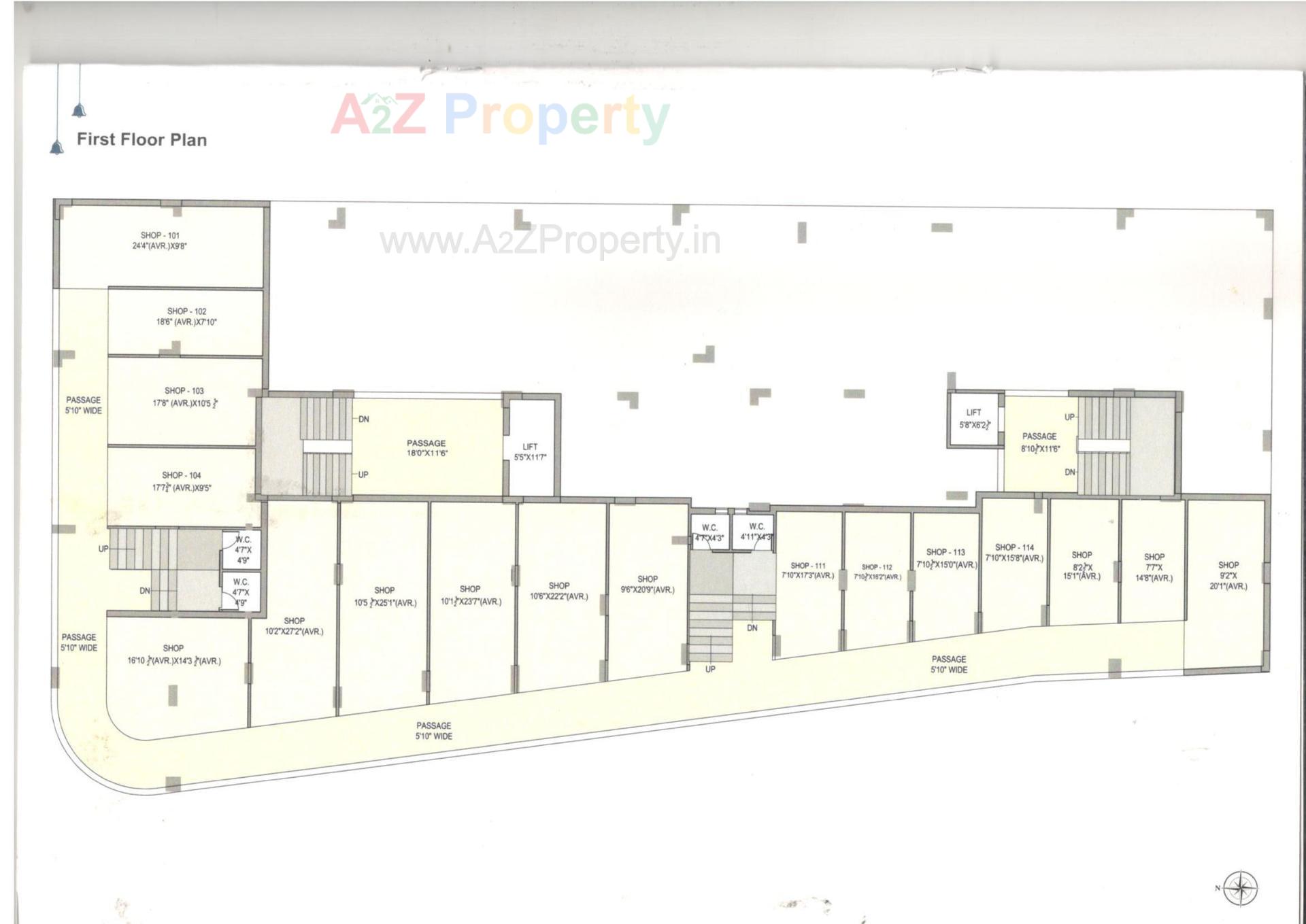 Layout of real estate project Hari Darshan Height located at Rajkot, Rajkot, Gujarat