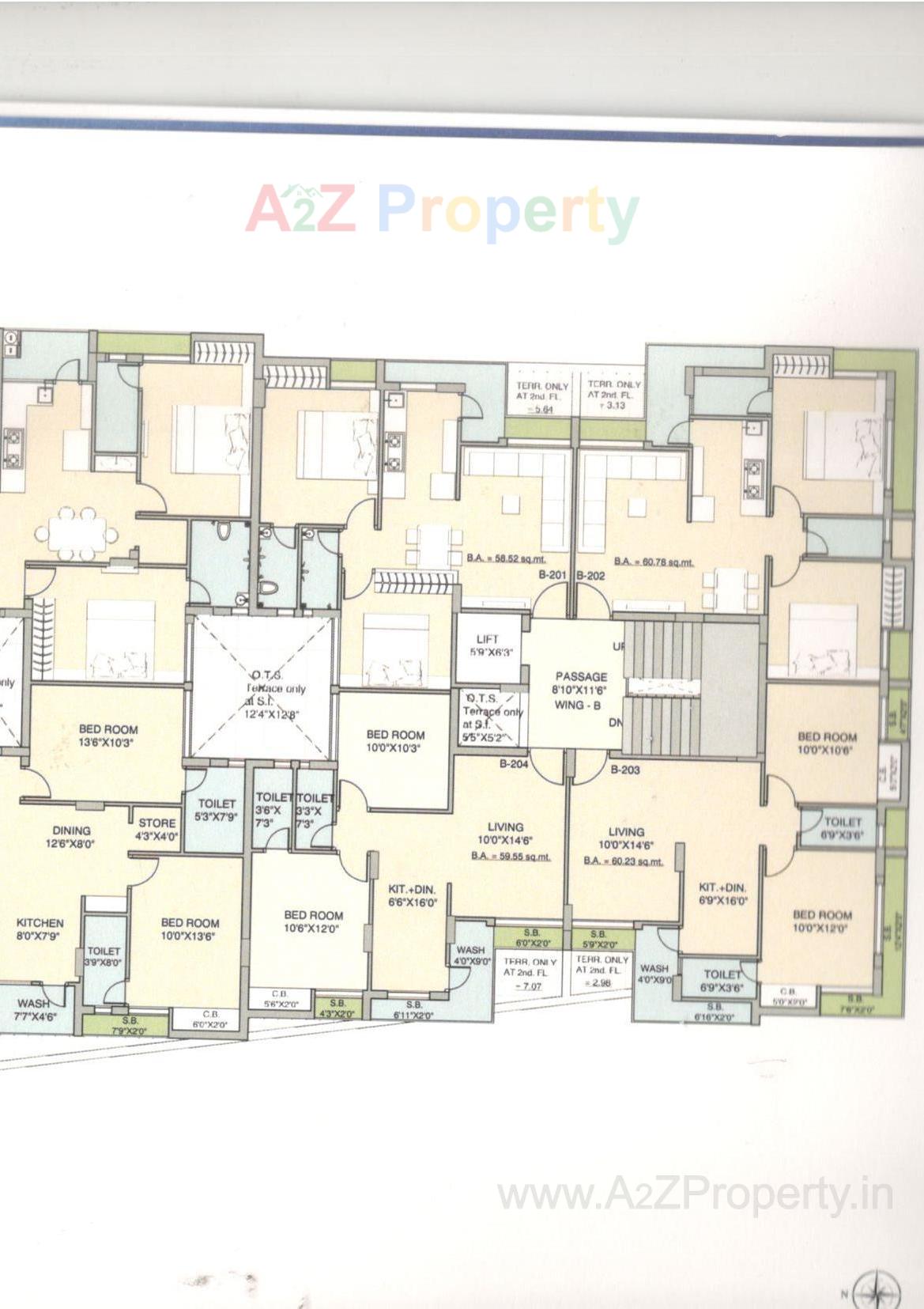 Layout of real estate project Hari Darshan Height located at Rajkot, Rajkot, Gujarat