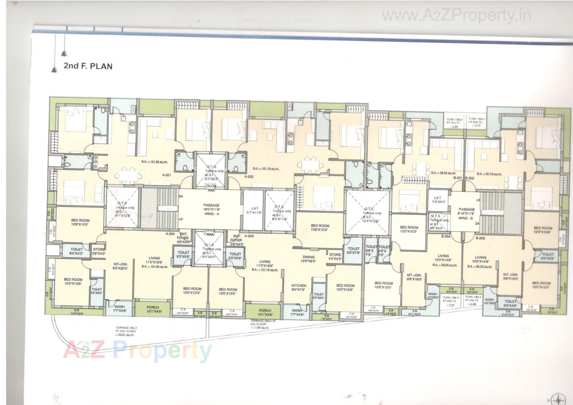 Layout of real estate project Hari Darshan Height located at Rajkot, Rajkot, Gujarat