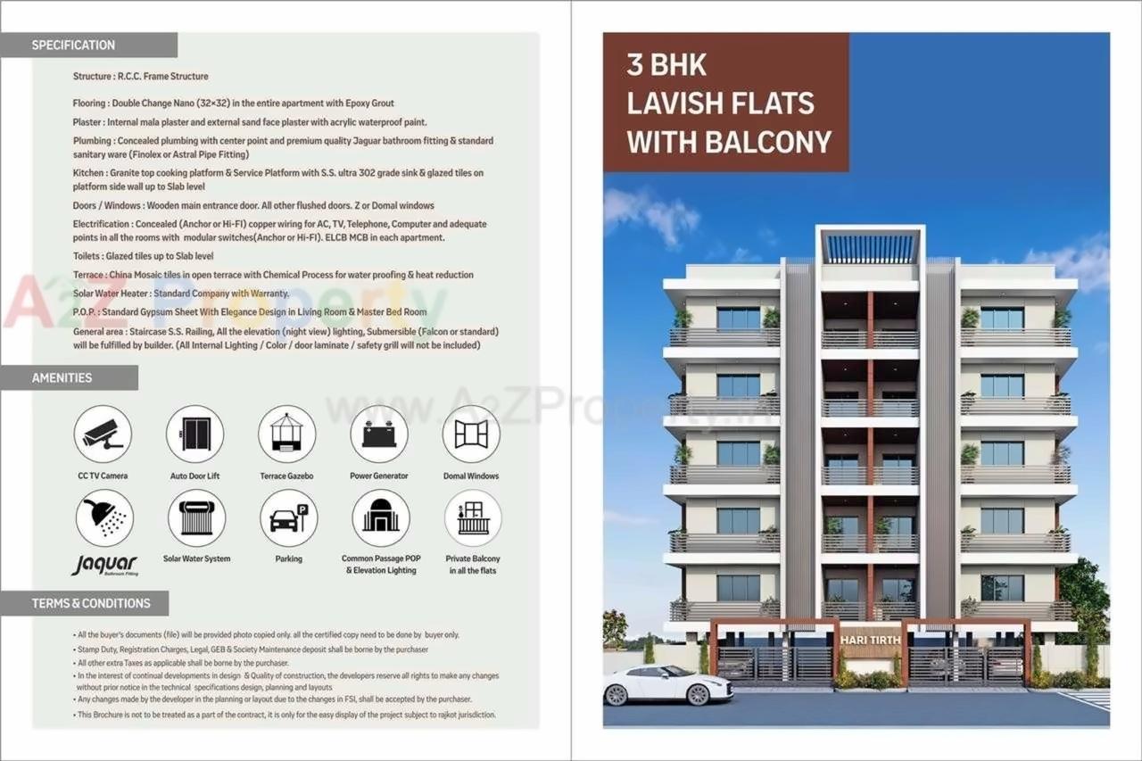  of real estate project Hari Tirth Avenue located at Munjka, Rajkot, Gujarat