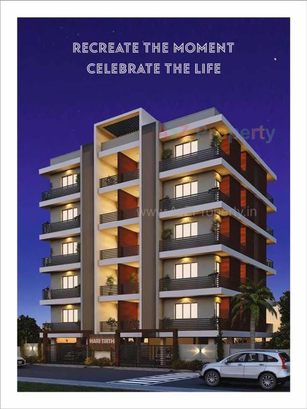 3D Elevation of real estate project Hari Tirth Avenue located at Munjka, Rajkot, Gujarat