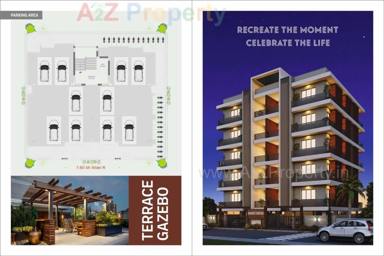 Layout of real estate project Hari Tirth Avenue located at Munjka, Rajkot, Gujarat