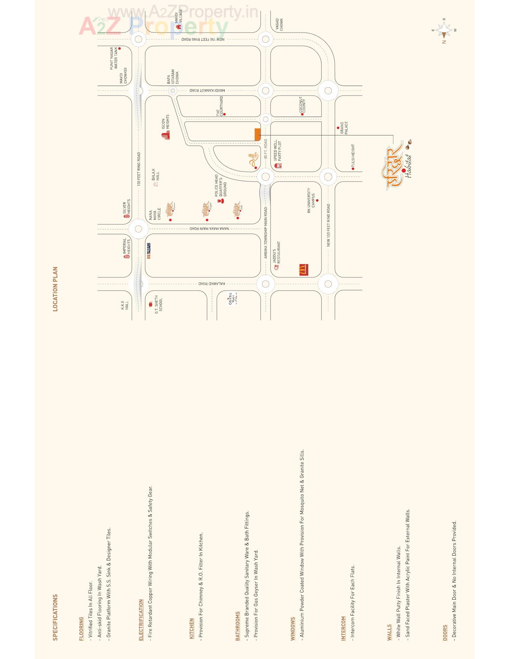  of real estate project Haridwar Habitat located at Mavdi, Rajkot, Gujarat