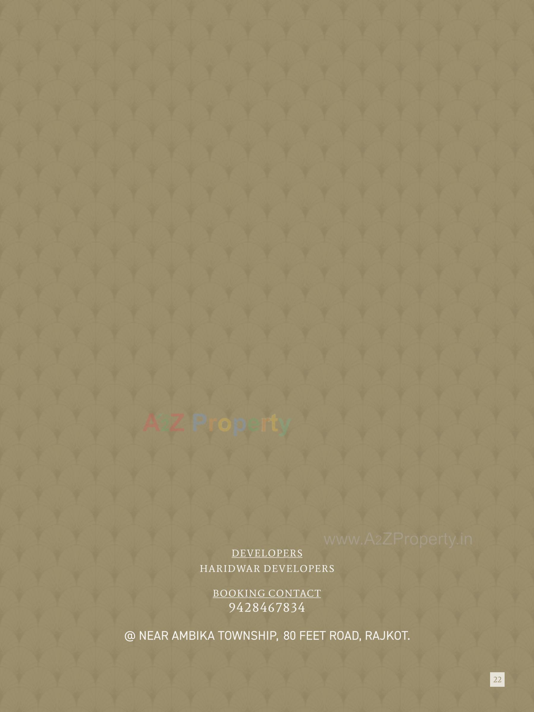  of real estate project Haridwar Heritage located at Mavdi, Rajkot, Gujarat