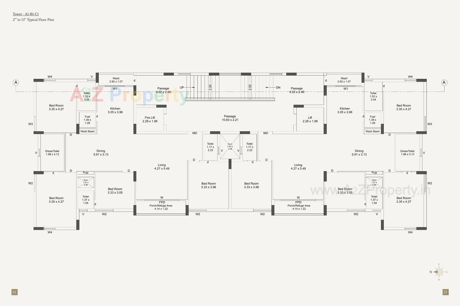 Layout of real estate project Haridwar Heritage located at Mavdi, Rajkot, Gujarat