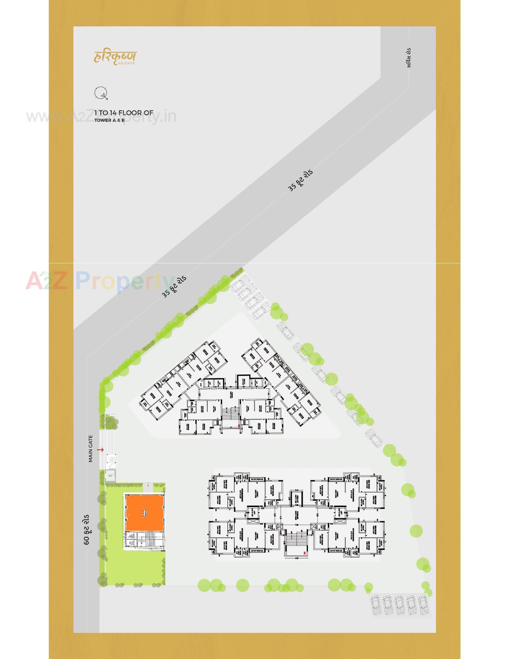  of real estate project Harikrushna Heights located at Rajkot, Rajkot, Gujarat