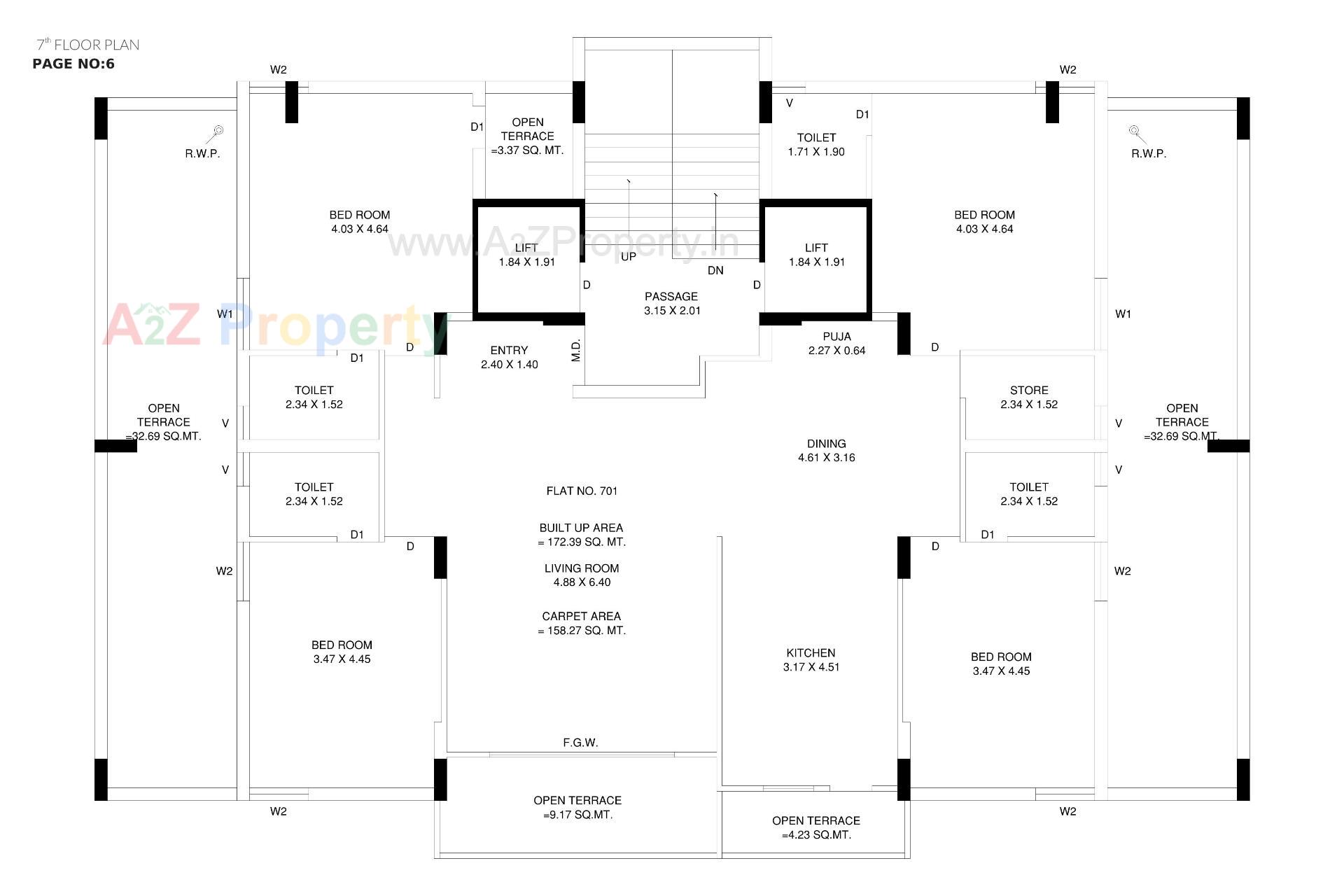  of real estate project Hariva Gold located at Raiya, Rajkot, Gujarat