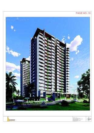 Elevation of real estate project Harmony Hills located at Motamava, Rajkot, Gujarat