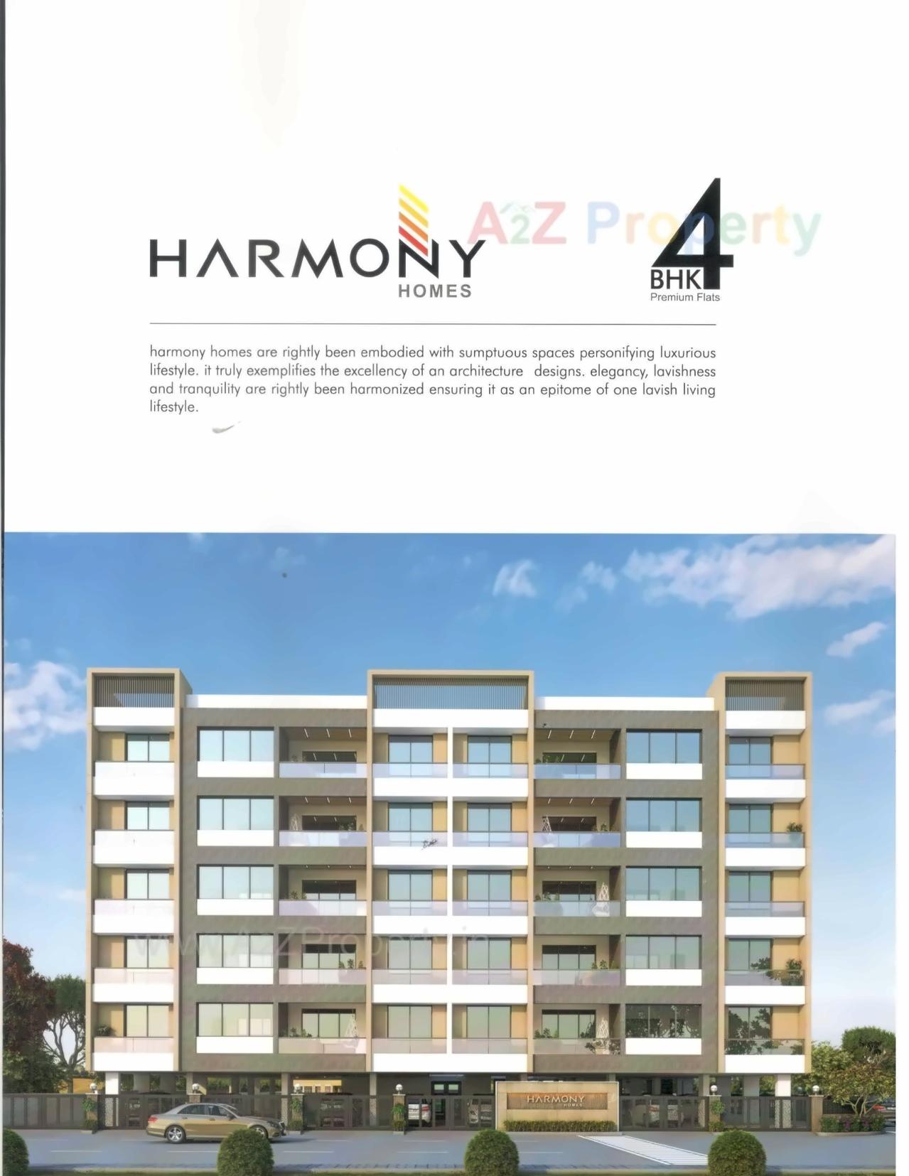 3D Elevation of real estate project Harmony Homes located at Nanamava, Rajkot, Gujarat