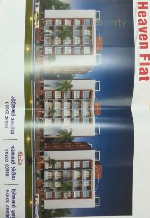 Elevation of real estate project Heaven Flat located at Mavdi, Rajkot, Gujarat