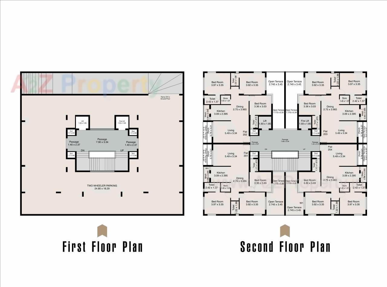 Layout of real estate project Heaven Heights located at Mavdi, Rajkot, Gujarat