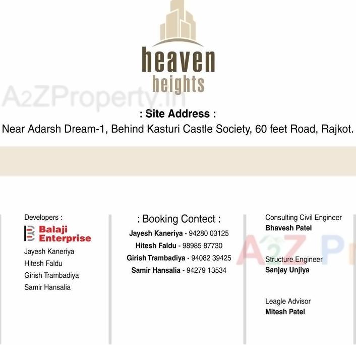  of real estate project Heaven Heights located at Mavdi, Rajkot, Gujarat