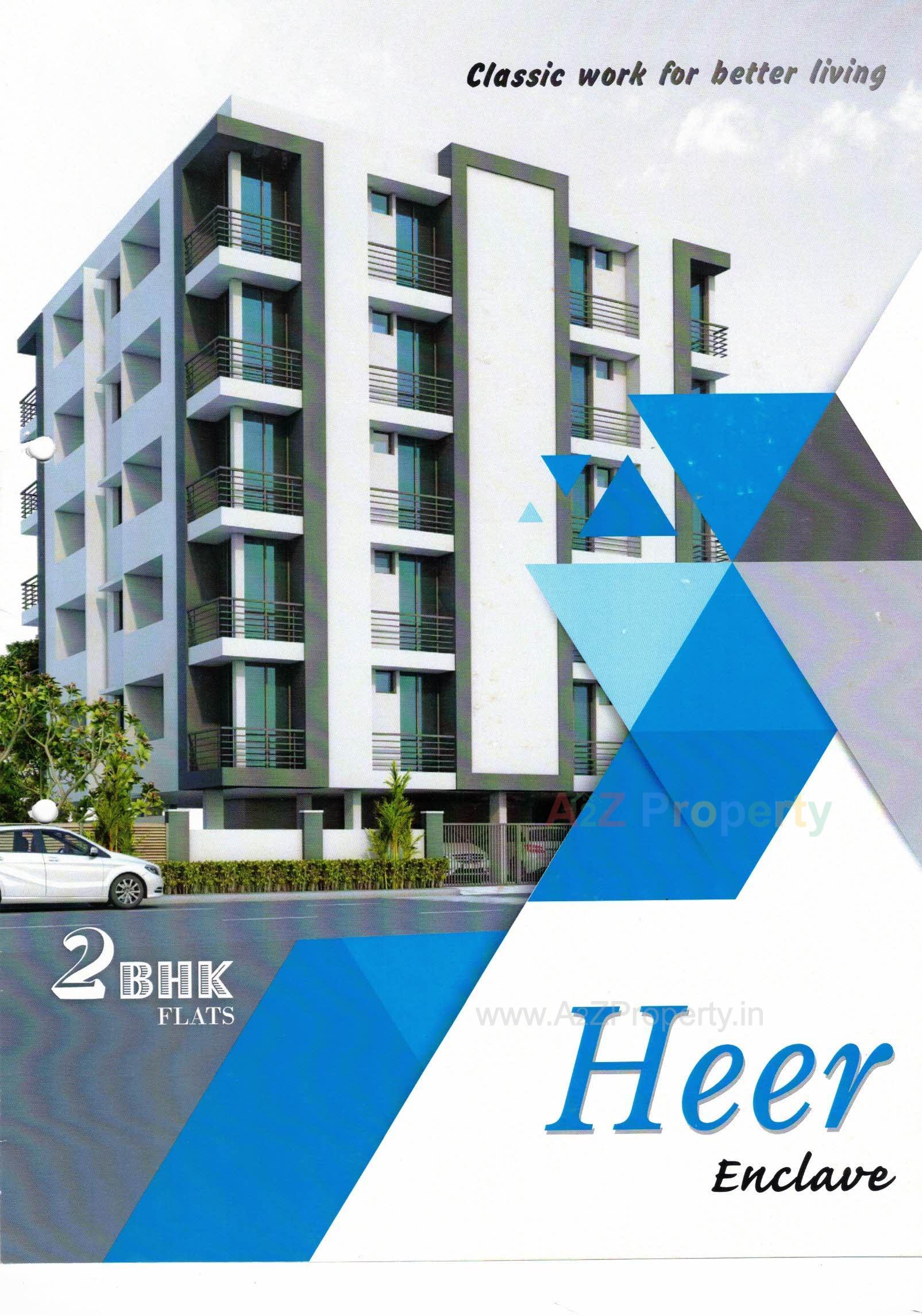 3D Elevation of real estate project Heer Enclave located at Rajkot, Rajkot, Gujarat