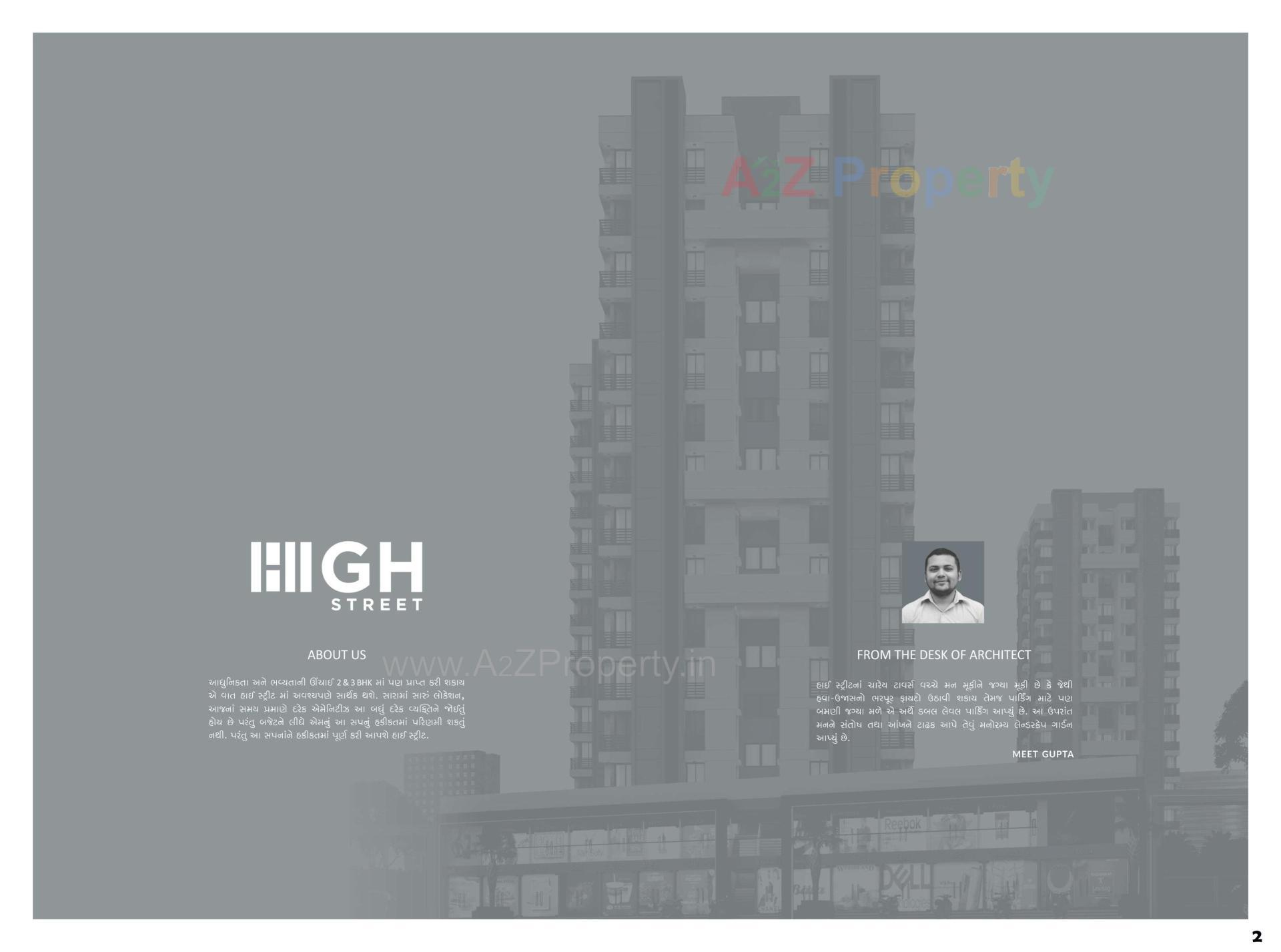 Layout of real estate project High Street located at Mavdi, Rajkot, Gujarat