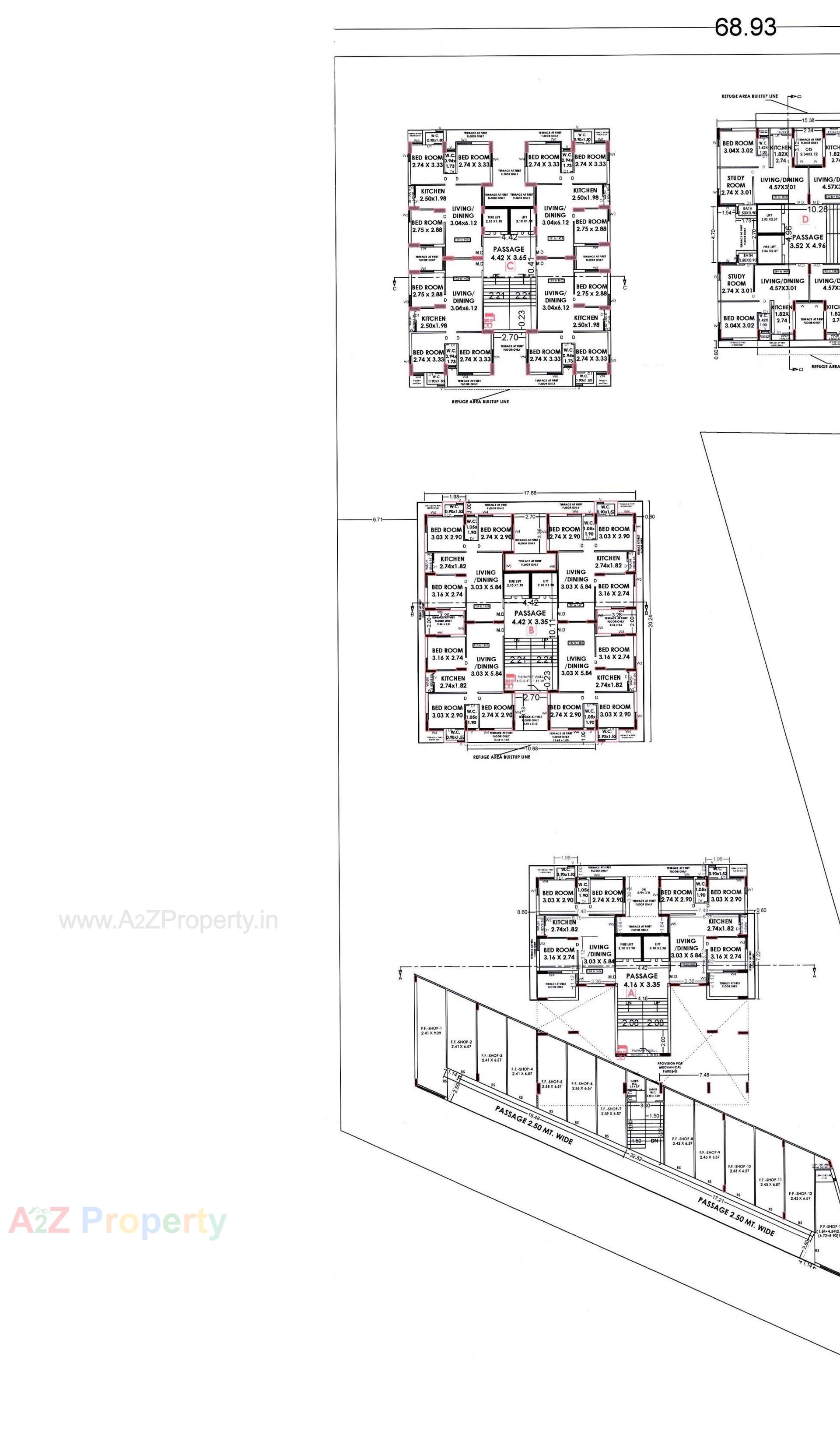 Layout of real estate project High Street located at Mavdi, Rajkot, Gujarat