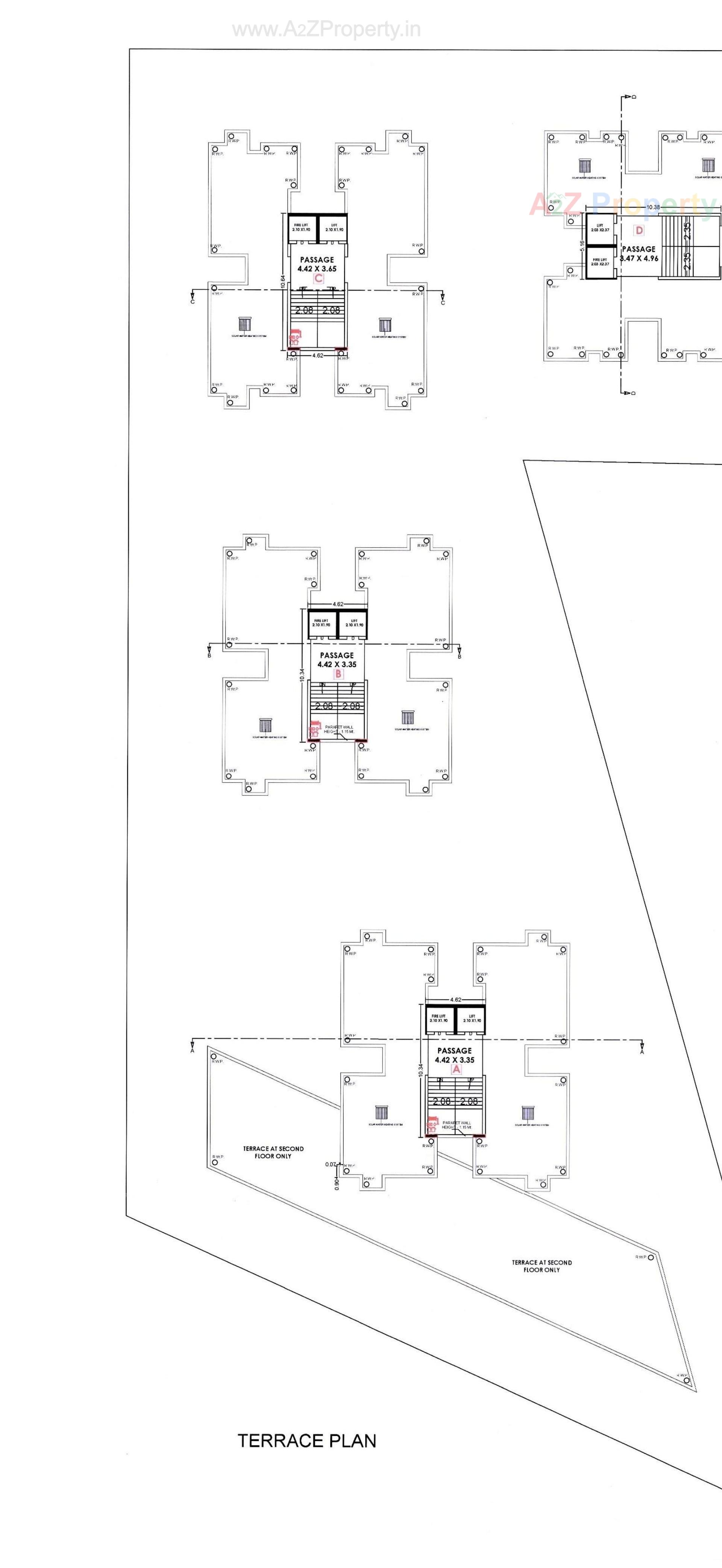 Layout of real estate project High Street located at Mavdi, Rajkot, Gujarat