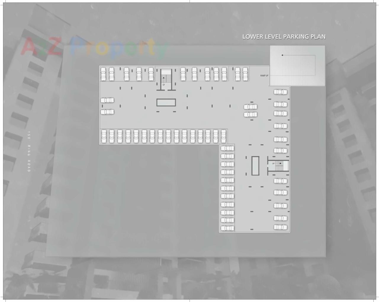 Layout of real estate project Highstreet located at Nana-mava, Rajkot, Gujarat