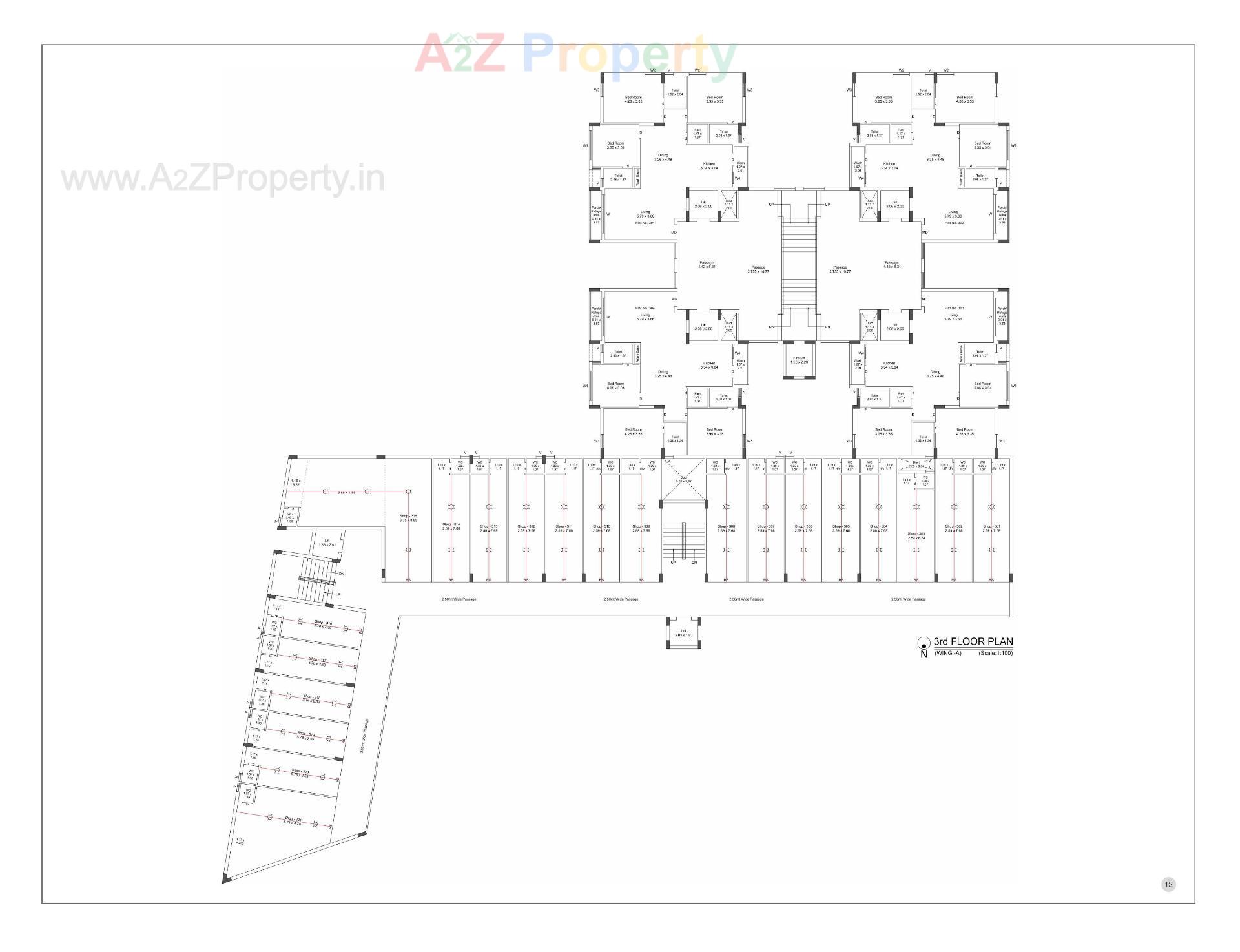 Layout of real estate project Hilton Aristo located at Mavdi, Rajkot, Gujarat