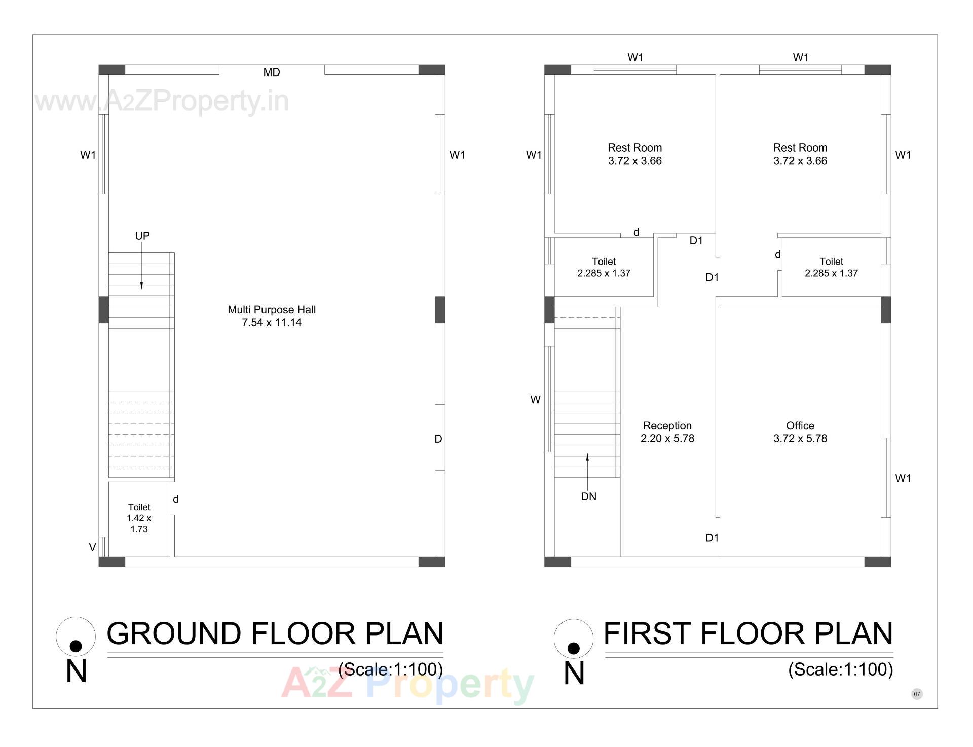 Layout of real estate project Hilton Aristo located at Mavdi, Rajkot, Gujarat