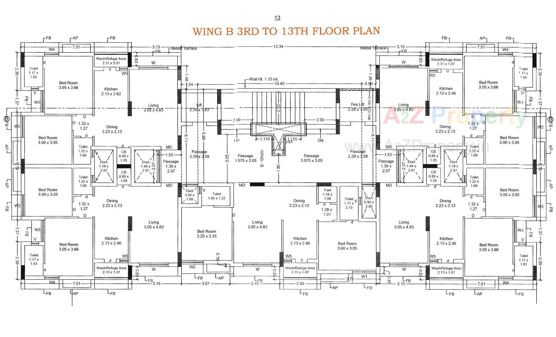 Layout of real estate project Hilton Empire located at Kangashiyali, Rajkot, Gujarat
