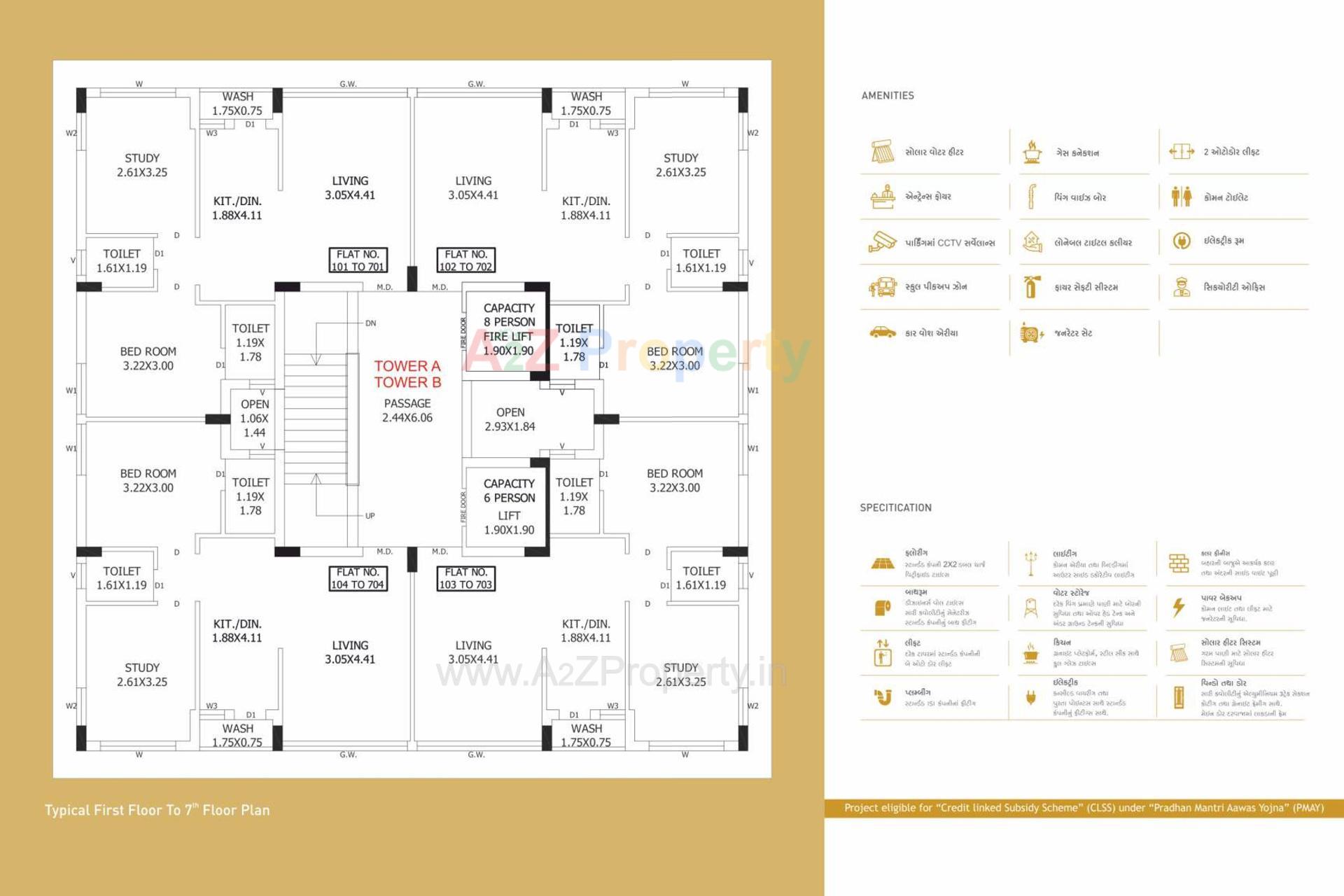 Layout of real estate project Icon Gold located at Rajkot, Rajkot, Gujarat
