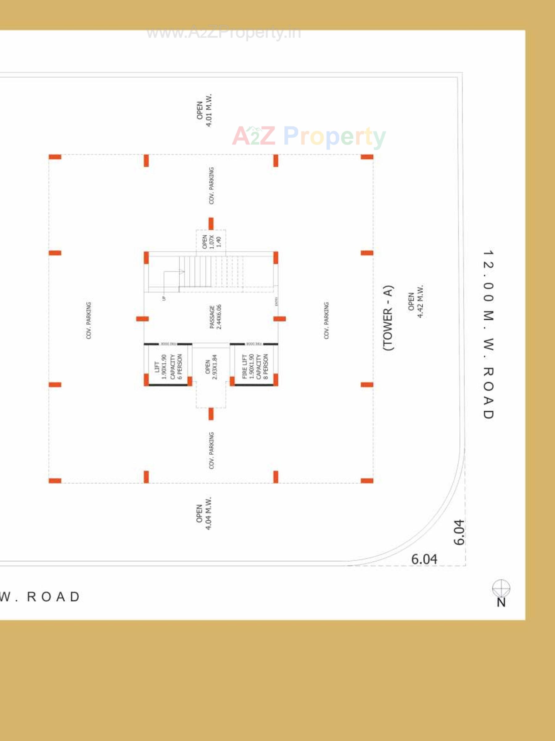 Layout of real estate project Icon Gold located at Rajkot, Rajkot, Gujarat