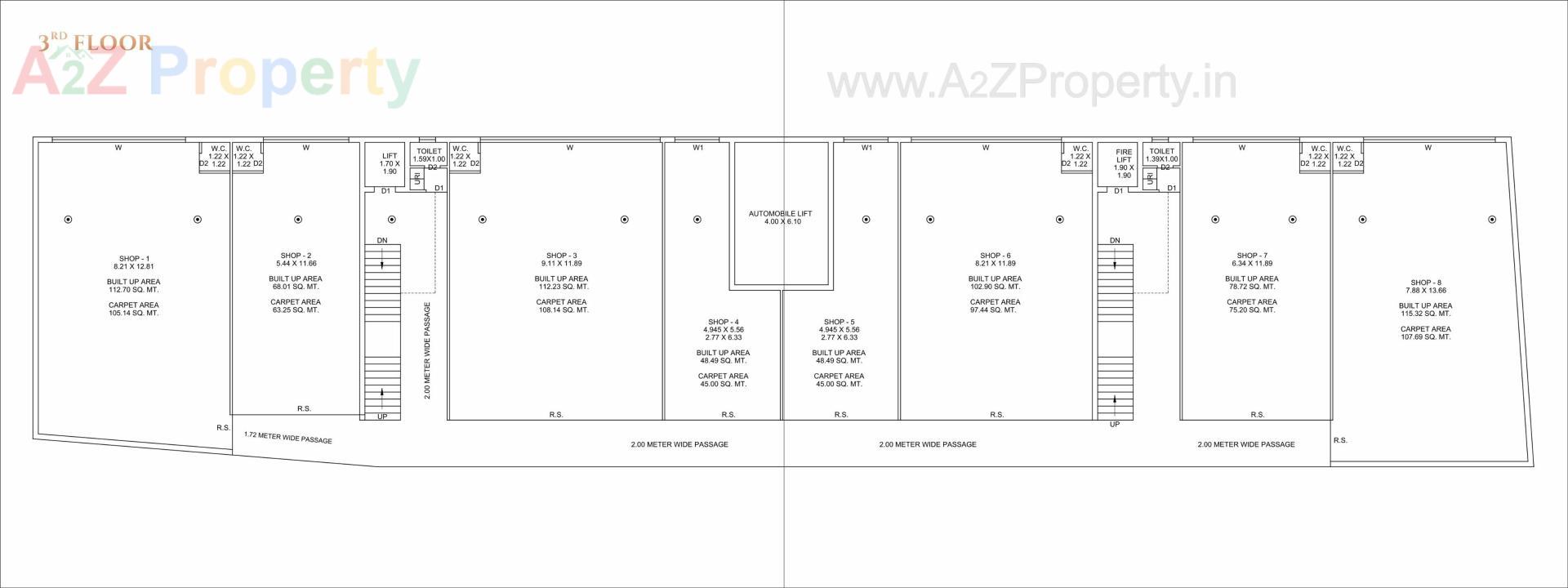 Layout of real estate project Iconic Lifestyle located at Ghanteshwar, Rajkot, Gujarat