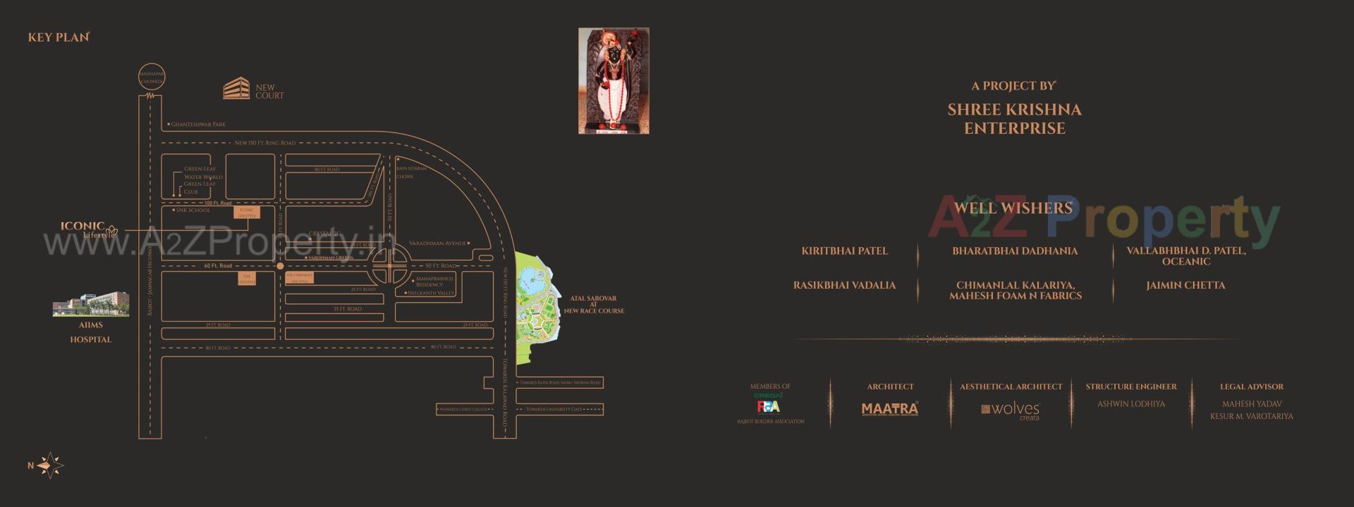  of real estate project Iconic Lifestyle located at Ghanteshwar, Rajkot, Gujarat