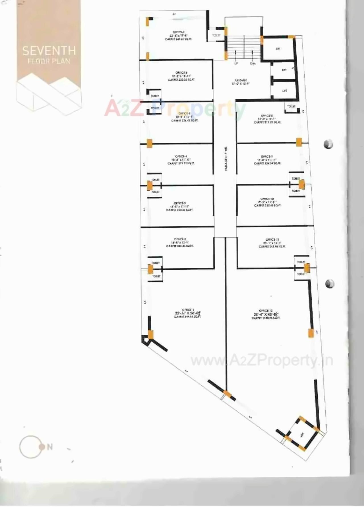 Layout of real estate project Infinity located at Madhapar, Rajkot, Gujarat