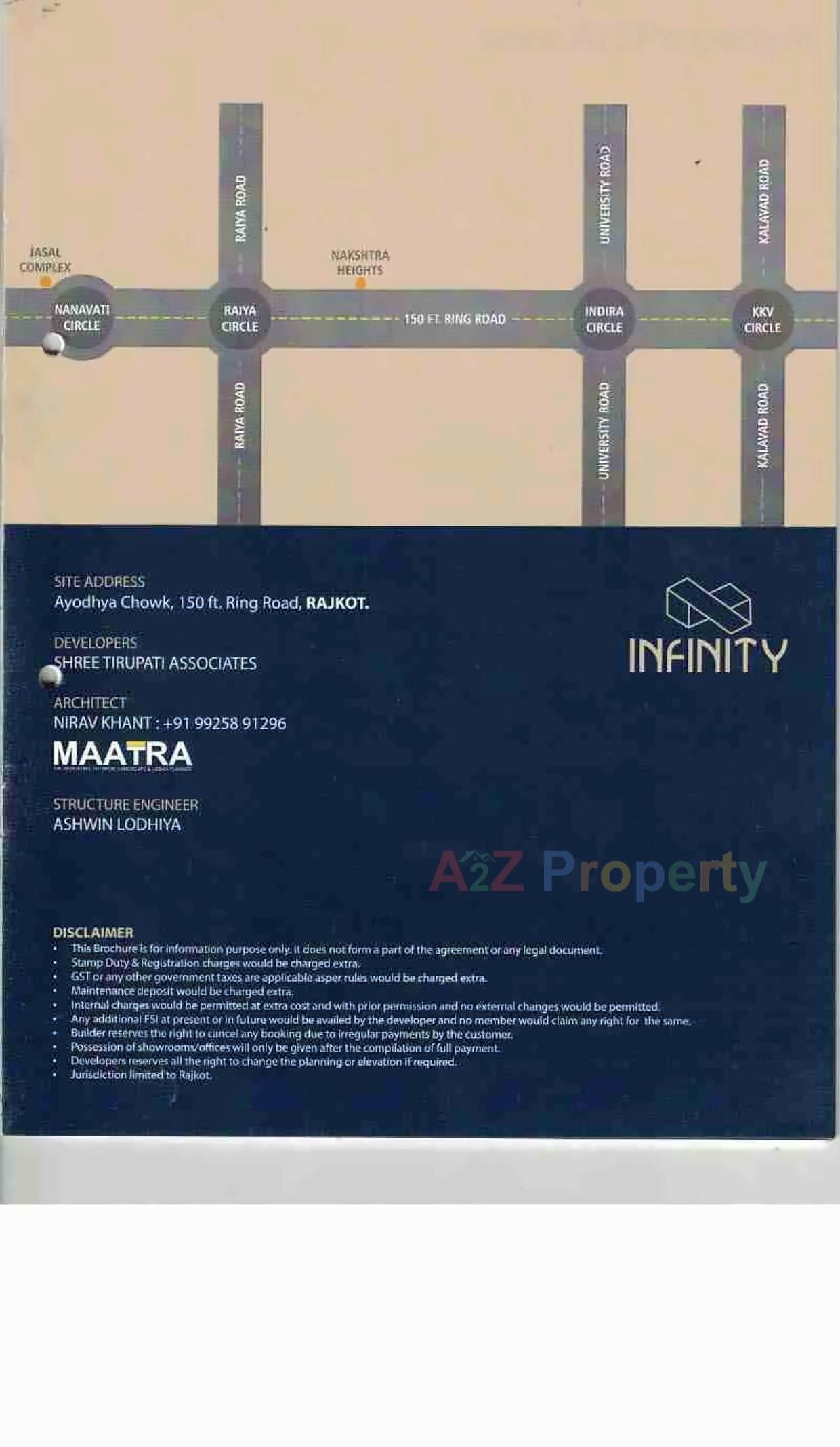  of real estate project Infinity located at Madhapar, Rajkot, Gujarat
