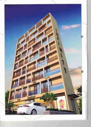 Elevation of real estate project Infinity located at Madhapar, Rajkot, Gujarat