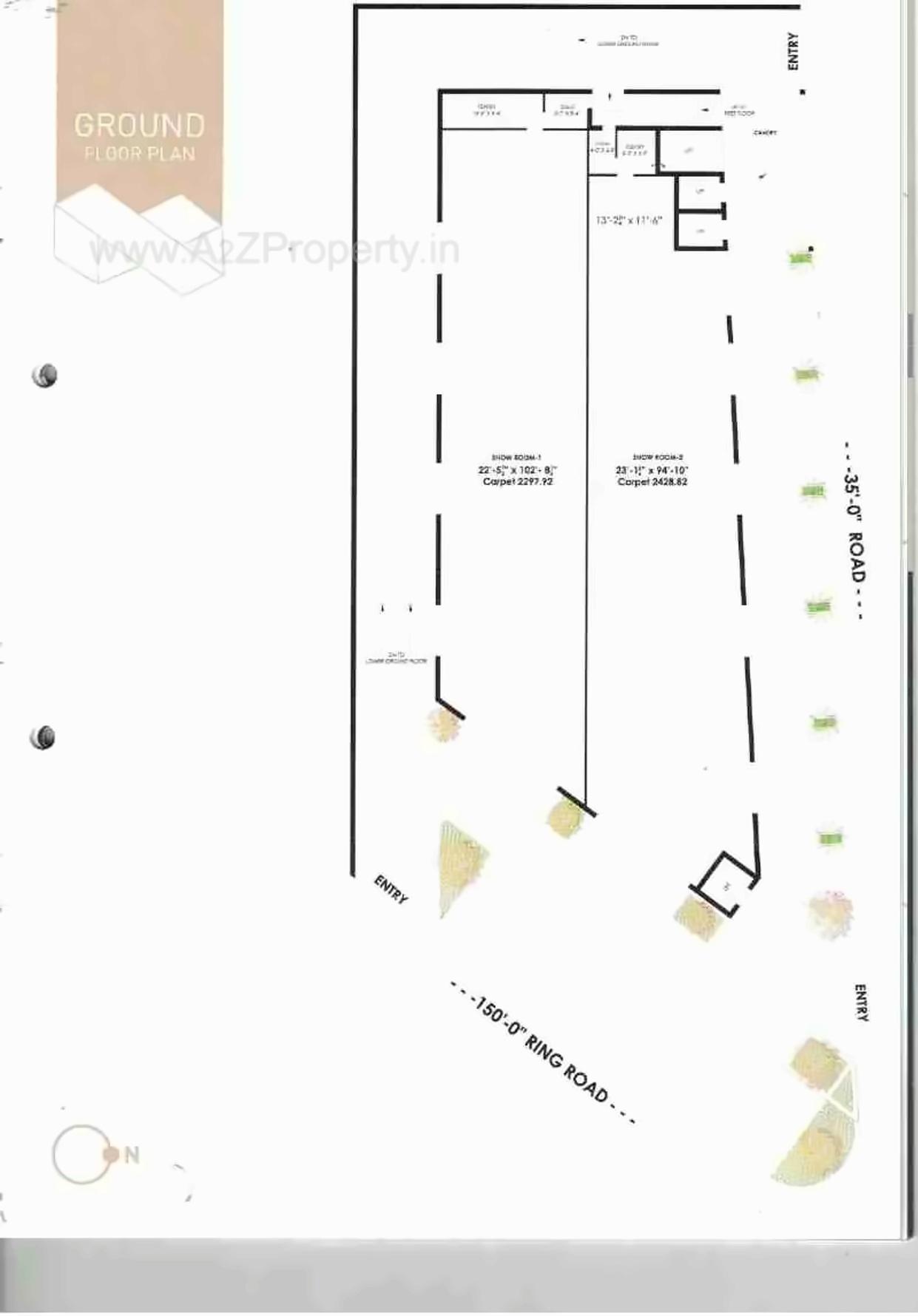Layout of real estate project Infinity located at Madhapar, Rajkot, Gujarat