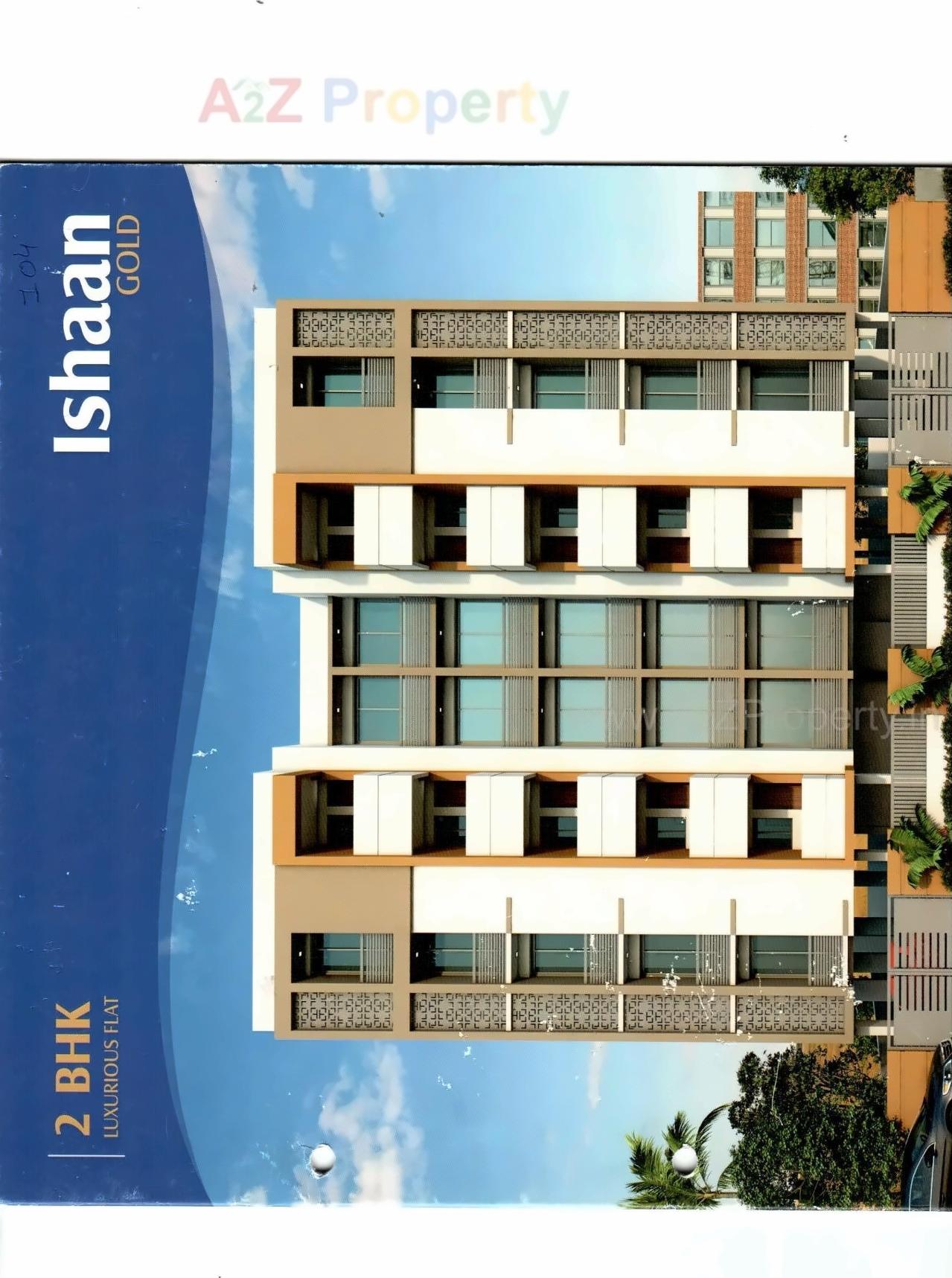 3D Elevation of real estate project Ishaan Gold located at Rajkot, Rajkot, Gujarat