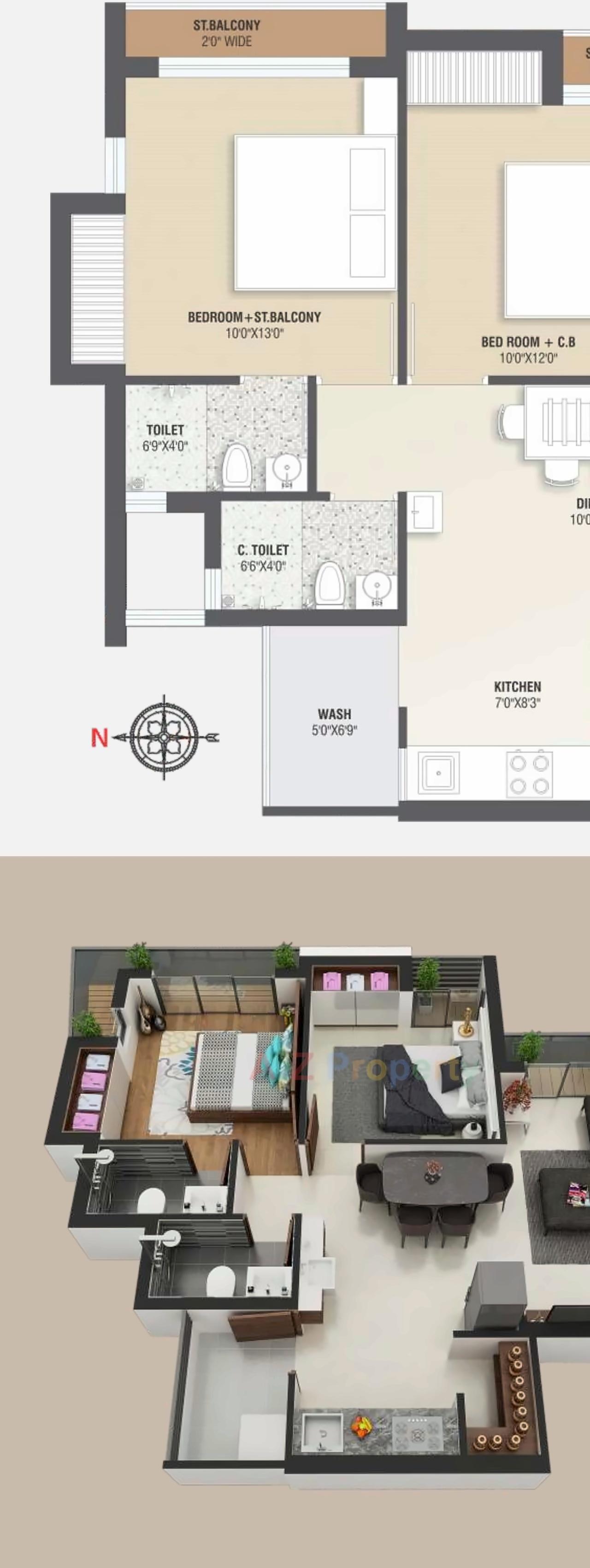 Layout of real estate project Iskcon Ambito located at Mavdi, Rajkot, Gujarat