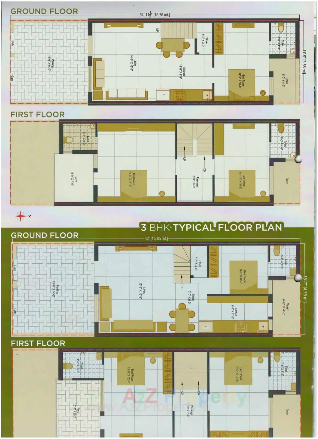 Layout of real estate project Jadeshwar Bunglows located at Rajkot, Rajkot, Gujarat
