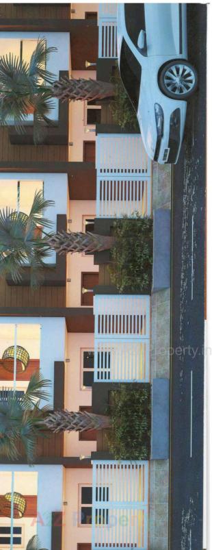Elevation of real estate project Jadeshwar Residency located at Ronki, Rajkot, Gujarat