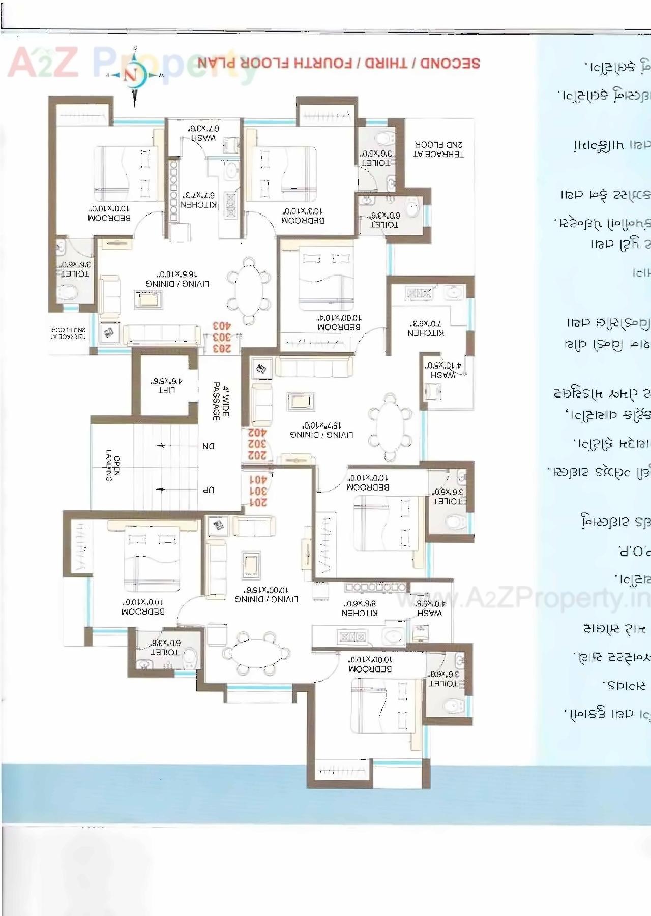 Layout of real estate project Jagrutideep Gold located at Raiya, Rajkot, Gujarat