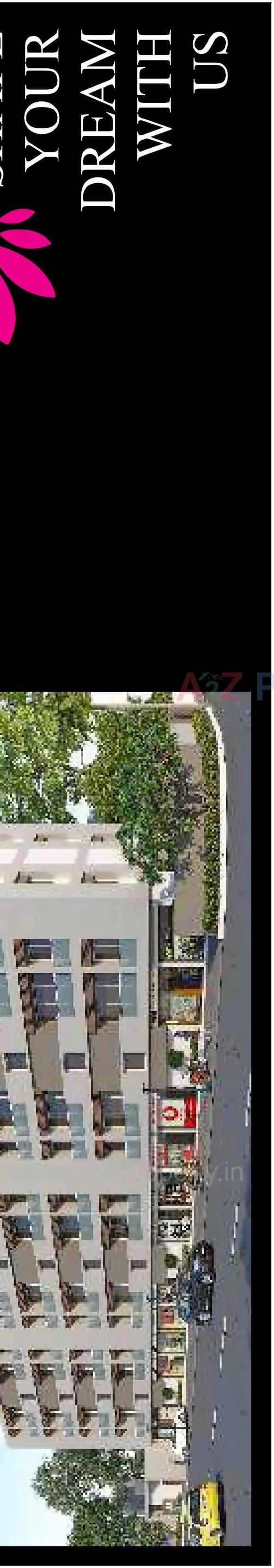 3D Elevation of real estate project Janki Elegance located at Madhapar, Rajkot, Gujarat