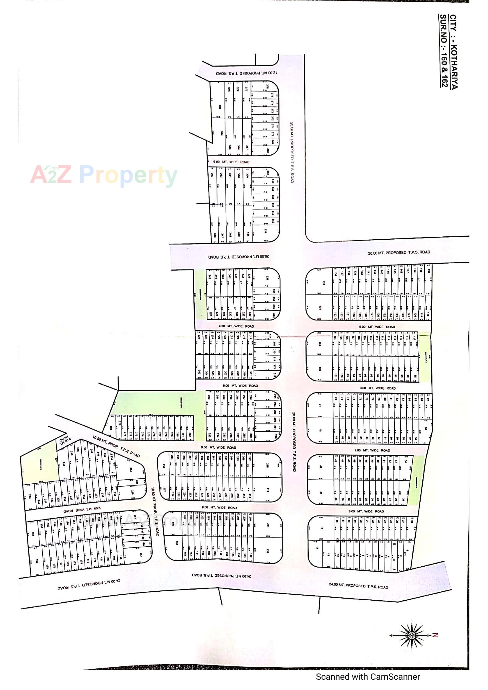 Layout of real estate project Jeet Industrial Estate located at Rajkot, Rajkot, Gujarat
