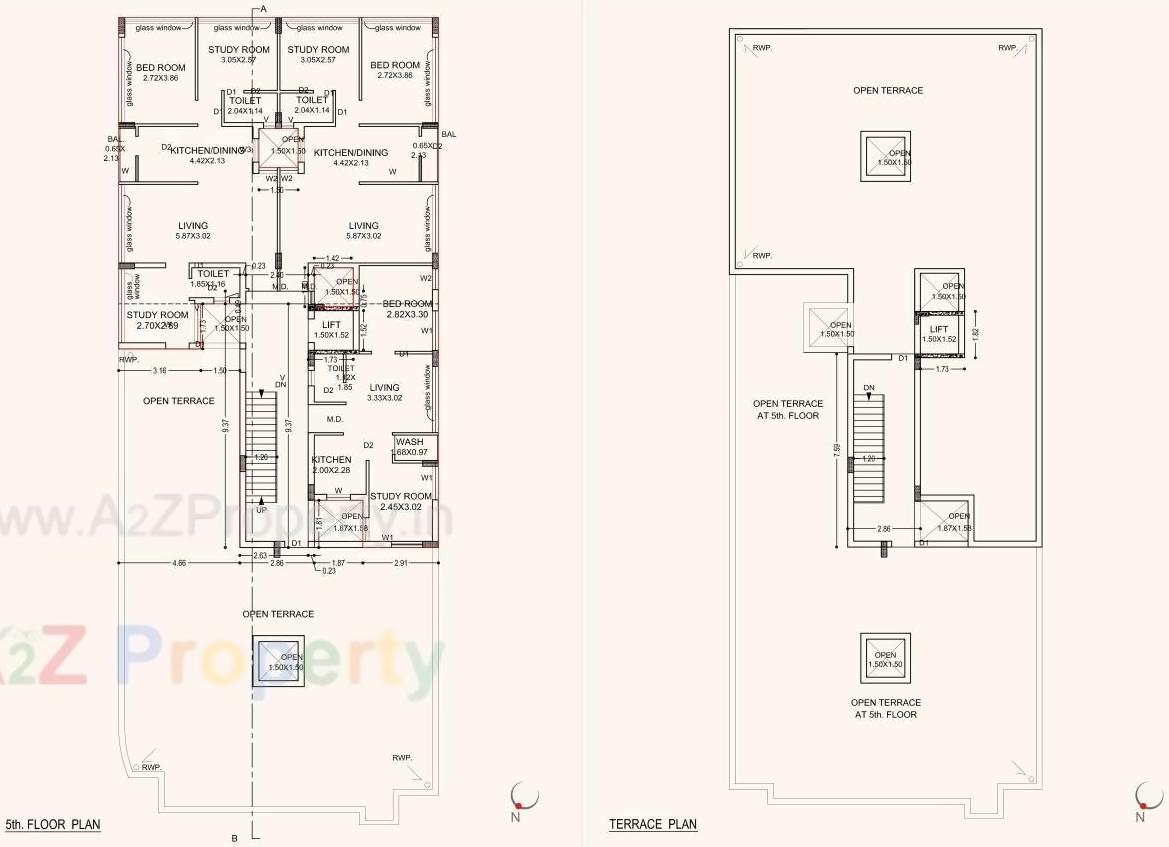 Layout of real estate project Kalash located at Mavdi, Rajkot, Gujarat