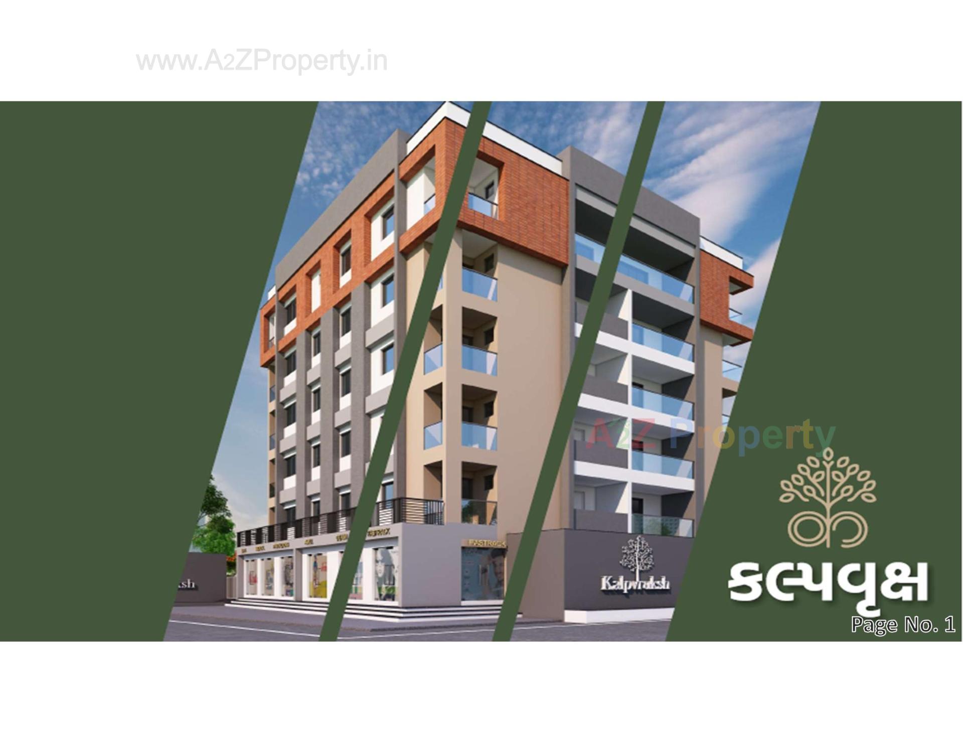 3D Elevation of real estate project Kalpvruksh located at Dhoraji, Rajkot, Gujarat